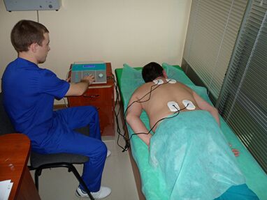 Medicinal electrophoresis for prostatitis