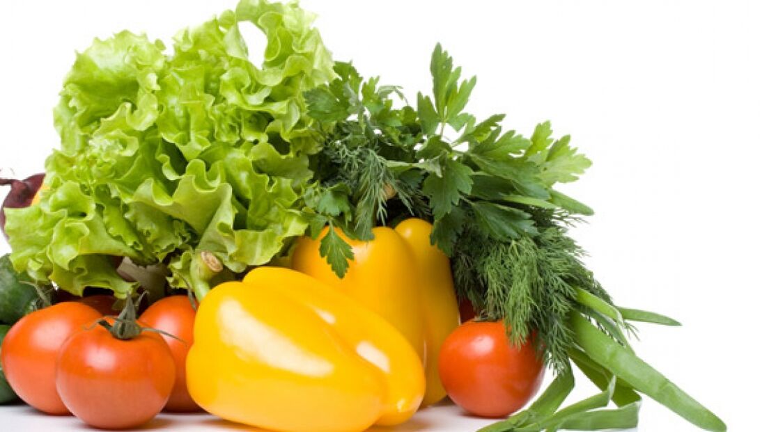 vegetables during prostatitis treatment