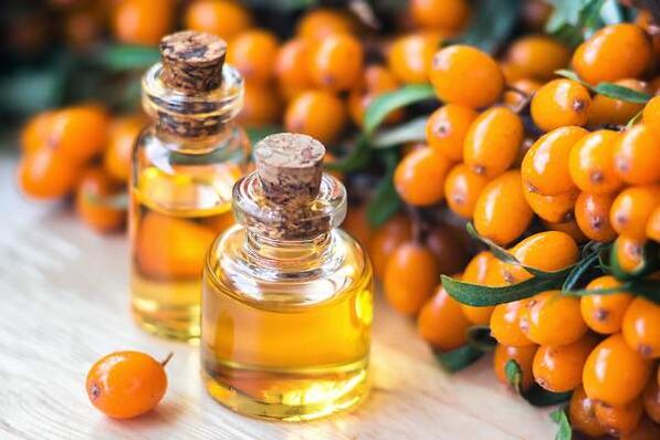 sea ​​buckthorn oil for compresses in the treatment of prostatitis